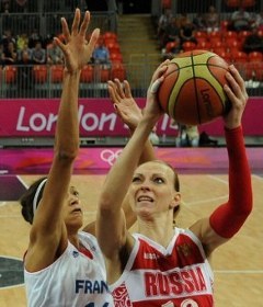 Баскетболистка Ирина Осипова, фото (c)AFP