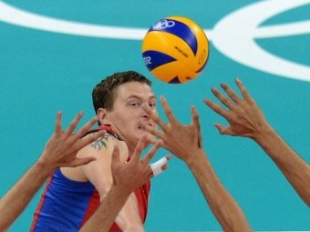 Волейболист российской сборной Николай Апаликов, фото (c)AFP