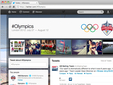 Скриншот олимпийской страницы в Twitter