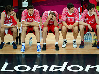 Игроки сборной России. Фото (c)AFP