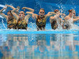 Сборная России по синхронному плаванию. Фото (c)AFP