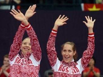 Нина Вислова и Валерия Сорокина. Фото (c)AFP