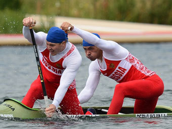 Алексей Коровашков и Илья Первухин. Фото (c)AFP